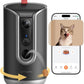 2K Pet Camera Treat Dispenser, AI Photo Album, Dog Camera with 360° Auto Tracking & 5G/2.4G WiFi, 2-Way Talk, Remote Treat Tossing, Motion Alerts for Cats Indoor