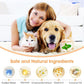 Dog Teeth Cleaning Wipes, Wider Dog Dental Wipes for Teeth, Reduce Plaque & Tartar, Freshen Breath,Safe& Natural Pet Dental Finger Wipes for Dogs Cat, Dog Tooth Wipes Finger,50 Ct, Mint Flavor