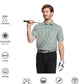 Men's Golf Polo Shirts Short Sleeve Striped Performance Moisture Wicking Dry Fit Golf Shirts for Men