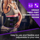 RIYA Waist Trimmer Sweat Waist Trainer for Women and Men Waist Sweat Belt Band Belly Stomach Wrap
