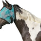 Kensington Fly Mask Web Trim Protects Horses Face and Eyes from Bites and Sun Rays While Allowing Full Visibility Ears and Forelock Able to Come Through The Mask, XXL-Draft, Atlantis