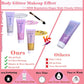 Body Glitter Face Glitter Gel: Singer Concerts Disco Festival Rave Accessories Face Glitter Makeup 150ml Chunky Sequins Mermaid Face Body Hair Glitter Gel (Silver&Pink&Gold)