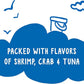 Purina Friskies Party Mix Cat Treats, Beachside Crunch, Made with Ocean Whitefish, Crunchy Cat Treats for Adult Cats, 20-Ounce Resealable Canister (Pack of 4)