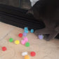100-Pack Cat Toy Balls – Soft Fuzzy Toys for All Cats to Play and Exercise Indoors (1.5 inch, Cat Toys Pro Collection)