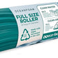 Oceanfoam Tidal Roller - Jade - Muscle Massage Foam Roller for Back Pain & Stretching - Firm and Ergonomic Wide Wave Textured - Yoga, Athletics, & Wellness - Full Size, 20" x 5"
