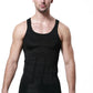 GKVK Mens Slimming Body Shaper Vest Shirt Abs Abdomen Slim
