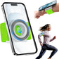 TOPGO Running Phone Holder for iPhone [360° Rotatable & Upgrade Anti-Drop] Magnetic Wrist Phone Holder, Magsafe Armband Compatible with iPhone 17 Pro and Android - Green