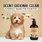 POM Pets 2-in-1 Organic Dog Shampoo & Conditioner – Itchy Skin Relief, Dog Deshedding, Detangles Fur, Cat Shampoo, Paw Cleaner for Dogs, Natural Coat Defense Formula