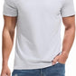 VEIISAR Premium V Neck T Shirts for Men - Modern Fitted Tees Vneck Undershirts