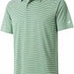 Mens Golf Shirt Moisture Wicking Dry Fit Performance Sport Short Sleeve Striped Golf Polo Shirts for Men
