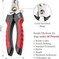 Epica Professional Dog Nail Clipper, Nail Clippers for Large Dog, Easy and Safe Grooming Clippers, Cat Claw Trimmer with Safety Guard (Small/Medium)
