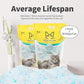 Cat Litter Crystals No Clumping Odor Control Kitty Litter Non-Clumping No scooping Low Dust, Low Tracking, Dehydrates Waste Cologne - 17.2 lbs (4 x 4.3 lb Packs)