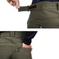 Outdoor Ventures Men's Lite Waterproof Windproof Fleece Lined Warm Hiking Ski Snow Pants Expandable-Waist