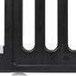 BIRDROCK HOME Dog Playpen w/Door, 12 Panel, 25.6in H | Strong Plastic, Non-Slip Puppy Playpen, Secure Pet Gate | Indoor Outdoor Fence | Configurable Panels | Small to Medium Pets - Black
