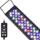hygger 14W LED Aquarium Light, 12-18 Inch Fish Tank Light with Timer Auto On/Off, Sunrise Sunset Mode, Adjustable Brightness and Colors, Full Spectrum Light with Extendable Brackets for Freshwater
