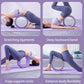 Curve magic wheel：Fit Prop Foam Padded Back Stretcher Wheel with Center Spine Cradle，Yoga Wheel for Improving Yoga Poses, Backbends Balance Stretching PainEssential high-value fitness tool