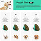 Dog Recovery Collar Cone for Medium Dogs, Adjustable Dog Cone Alternative After Surgery for Dogs to Stop Licking, Breathable Soft Cone for Medium Large Dogs, Green M