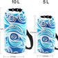Dry Bag Waterproof,5L Roll Top Backpack Floating Dry Bag for Kayaking Boating Swimming Hiking Camping Outdoor Activities,Blue Sky