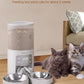 Automatic Cat Feeder for 2 Cats - Cat Food Dispenser with Double Bowls 6L, 10S Voice Recorder Programmable Timed Cat Feeder up to 6 Meals per Day