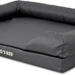 The Dog’s Bed Medium Oxford Grey 30x23.5, Memory Foam, Pain Relief: Arthritis, Hip & Elbow Dysplasia, Post Surgery, Lameness, Supportive, Calming, Waterproof Washable Cover, Veterinary Approved