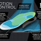 10 Seconds 3210 Motion Control Shoe Insoles, M 11, W 13 (2 Pack)