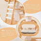 76.8'' Modern Cat Tree for Indoor Cats, Tall Wooden Cat Tower for Home Decoration, Multi-Level Tower with Transparent Cat Bed, Huge Cat Condo for Multi-Cat Families