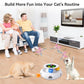 3in1 Interactive Cat Toys Moving Ambush Feather, Spinning Butterfly, Track Balls, Rechargeable Automatic Activated Kitten Toys for Indoor Cats, Cat Feather Toy for All Breeds