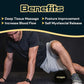 FitNation Foam Roller – High-Density Foam Muscle Roller – Textured Foam Rollers for Muscle Massage, Stretching, Pilates, Yoga