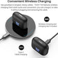 TOZO T20 Wireless Earbuds Bluetooth Headphones 48.5 Hrs Playtime with LED Digital Display, IPX8 Waterproof, Dual Mic Call Noise Cancelling 10mm Broad Range Speakers, 2025 Version