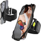 BONE Run Tie 2, Running Phone Holder, Skin-Friendly Silicone Sport Armband with Dual Layer Design for Heat-Dissipation, Workout Phone Carrier for Most Smartphone (L Arm Size/9.8-15.7 inches)
