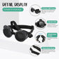 Lesypet Dog Sunglasses Small Breed, Dog Goggles for Small Dogs Eye Protection Windproof Doggie Glasses for Outdoor Driving Hiking UV Protection, Black