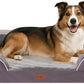 Comfort Expression Large Dog Beds Waterproof Orthopedic Foam Dog Sofa Beds Comfy Pet Bed with Washable Removable Cover & Non-Slip Bottom(Large,Purple)