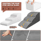 Topmart High Density Extended Foam Dog Ramp&Steps 3 Tiers,15.7" High,Non-Slip Dog Stairs with Waterproof Cover,Soft Foam Pet Ladder,Best for Injured,Older Cats,Pets with Joint Pain