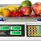 Price Computing Scale 88lb/40kg LCD Digital Commercial Price Scale with Stainless Steel Platform,Produce Scale & Food Scale for Farmers Market, Retail Outlets, Meat Shop (Tray)