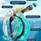 QingSong Full Face Snorkel Mask for Adults, Snorkeling Gear with Camera Mount, 180 Degree Panoramic View Snorkel Set Anti-Fog Anti-Leak
