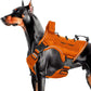 Heavy-Duty Tactical Dog Harness for Large Dogs, No Pull Adjustable Reflective Pet Vest with Molle System, K9 Military-Grade Control for Service Training, Outdoor & 10+ Breeds, Orange, Medium