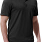 TBMPOY Men's Polo Shirts with Pocket Short Sleeve Quick Dry Casual Sports Outdoor Golf Shirt