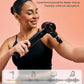 Massage Gun with Extension Handle and 3 Adjustable Angles,Deep Tissue Back Massage for Neck/Shoulders/Waist/Legs/Body Pain Relief,Handheld Percussion Muscle Massager with Portable Case,Black