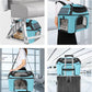 Large Cat Carrier for 2 Cats, Oeko-TEX Certified Soft Side Pet Carrier for Dog, Collapsible Travel Small Dog Carrier, TSA Airline Approved Cat Carrier for Large Cats 20 lbs (Blue)