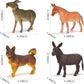 12 Pack Large Farm Animals Toys for Kids 3-5 Year Old Toddlers 1-3 Realistic Plastic Farm Animal Figures Playset Animal Poultry for Learning