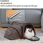 Petsfit Expandable Cat Carrier Dog Carriers,Airline Approved Soft-Sided Portable Pet Travel Washable Carrier for Kittens,Puppies,Removable Soft Plush mat and Pockets,Locking Safety Zippers