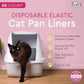 Alfapet Elastic Cat Litter Box Liners - Extra Giant 30 Count - Tear-Resistant Cat Litter Bags - Waterproof Kitty Litter Liners - Fits Litter box Pan Sizes XL, Giant, X-Giant, 37" x 18", 20 lb Capacity
