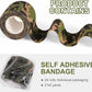 24 Pack Camo Self Adhesive Wrap, 2” x 5 Yards Vet Wrap Cohesive Camo Grip Tape Medical Wrap Self Adherent for Ankle, Wrist Sprains, Pet First Aid