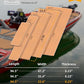 FOCEAN Boat Flooring EVA Foam Boat Decking Faux Teak Marine Flooring Boat Mat Boat Carpet Sheet for Motorboat RV Yacht Kayak Surfboard, 94.5"x 47.2"/35.4"/23.6"/15.7"