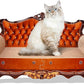 Sofa Shaped Scratching Couch,Thick Scratching Cardboard, Lounge Bed for Indoor Rest&Play, Sofa Scratcher Pad (21.2" L X 12.2 "W X 11.8" H)