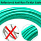 Dog Tie Out Cable 50FT-500Lbs,Heavy Duty Dog Leads Line for Yard with Swivel Hook,Medium Large Dogs Leash&Chains for Outside,Rust Chew Proof Dogs Run Cable for Outdoor Camping(Green Cyan, 50FT)