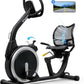 MERACH Recumbent Exercise Bikes for home, Light Commercial High-end Recumbent Bike for Seniors Adults, Magnetic Recumbent Exercise Bike with Smart Bluetooth and Exclusive App, LCD, Heart Rate Handle