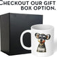 Personalized Coffee Mug, Custom Photo Caricature Gift, Funny Customized Coffee Gift for Men & Women, Custom Mugs with Pictures, White 11oz Customized Fathers Day Mug