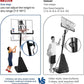 IGL Basketball Hoop Outdoor with 52 Inch Shatterproof Backboard, 10FT Height Portable Basketball Hoop Outdoor, Adjustable Basketball Goal System