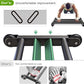 SELEWARE Glute Ham Glider Heavy Duty Ab Glute Glider Machine, Exercise Wheels for Smooth Hamstring Curl Abdominal and Leg Workouts, Multifunctional Ab Glute Machine for Home & Commercial Gym